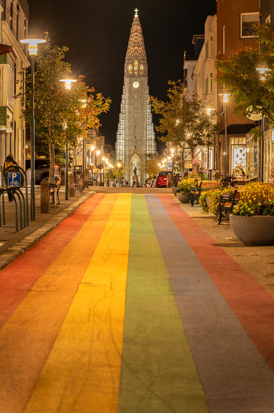 Rainbow Street Art, Reykjavik, Iceland