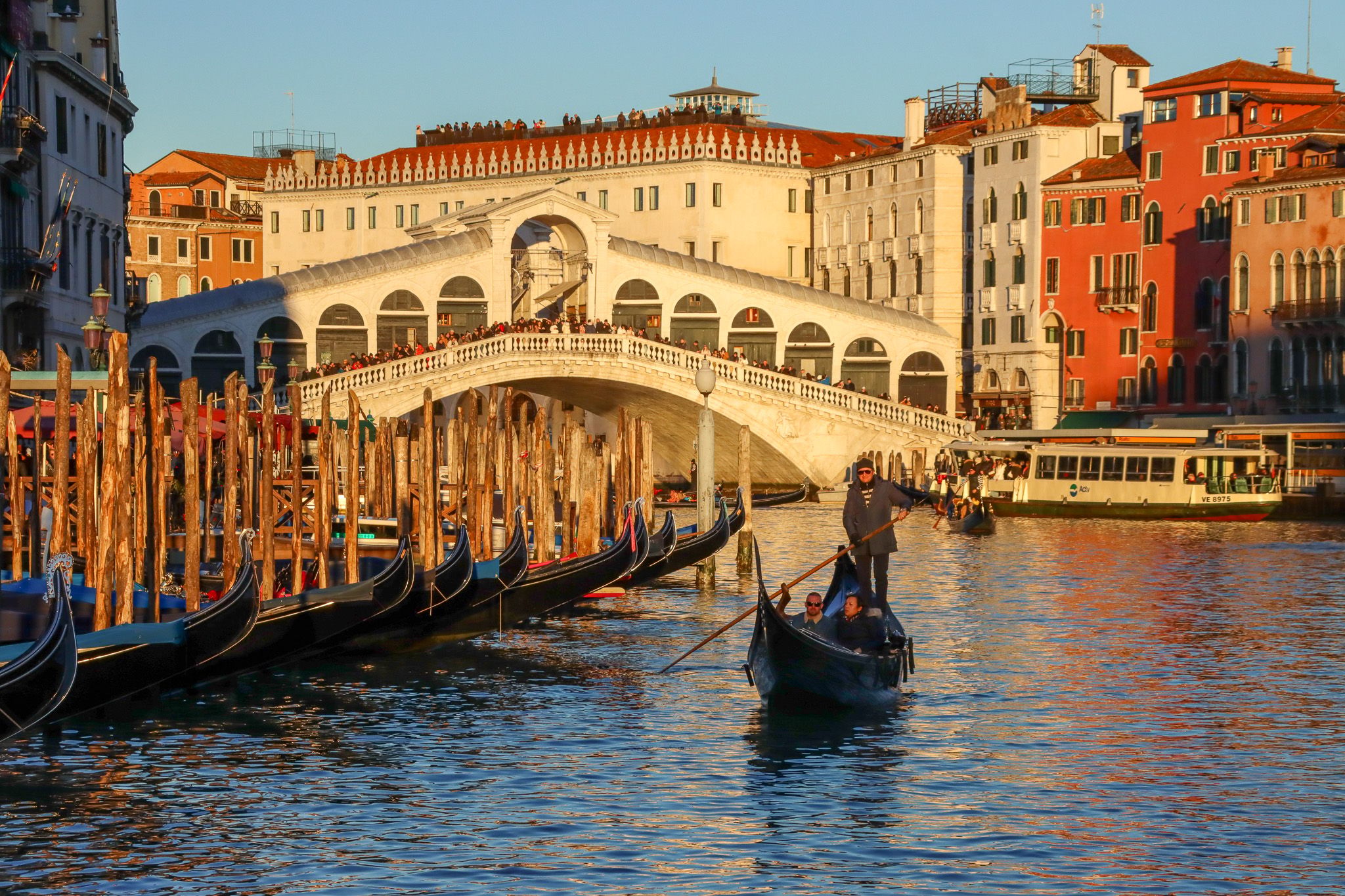 Rialto (view from Riva del Vin), Venice, Italy