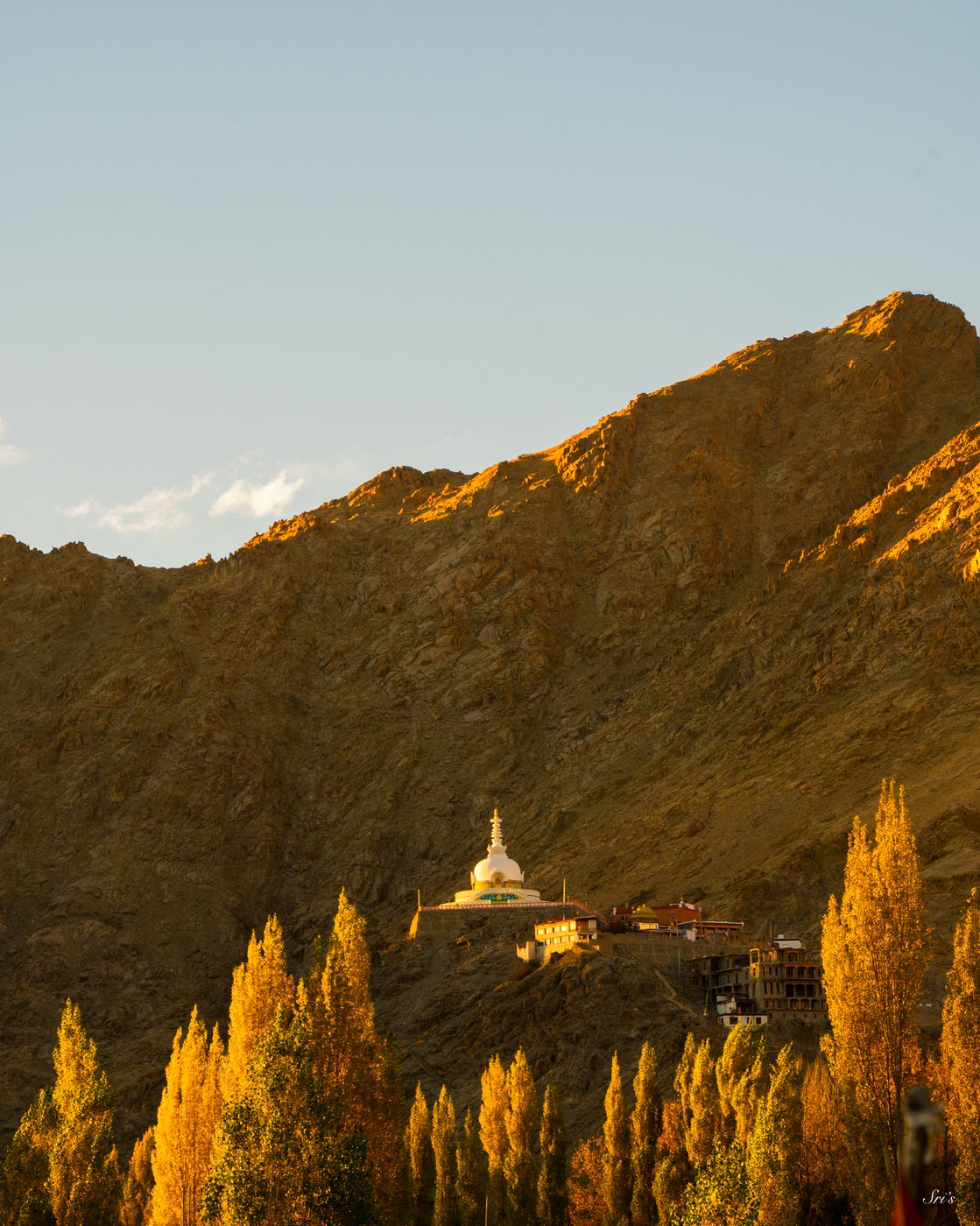 Roof of Hotel Lingzi, India