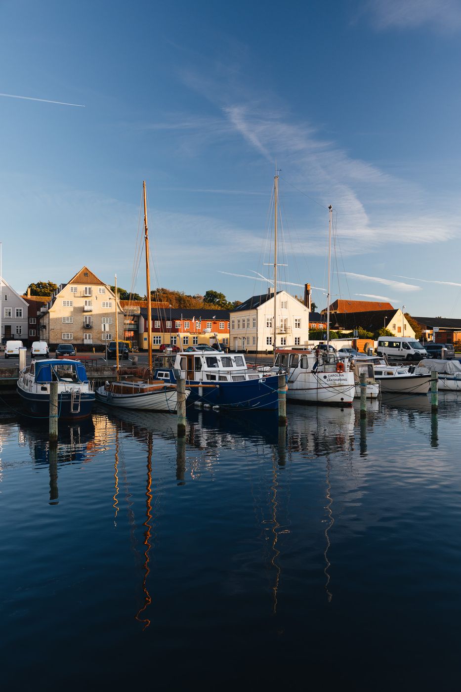Rudkøbing sailboat harbor, Denmark, Denmark