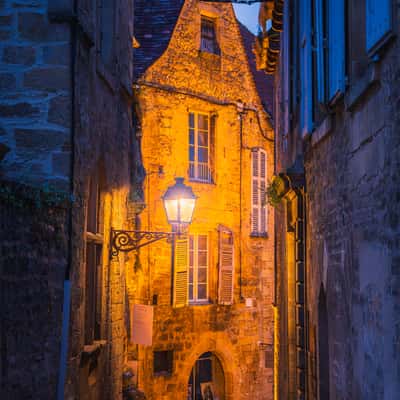 Rue Magnanat in Sarlat-la-Canéda, France, France
