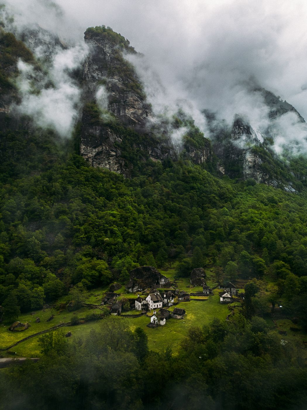 Sabbione village, Switzerland