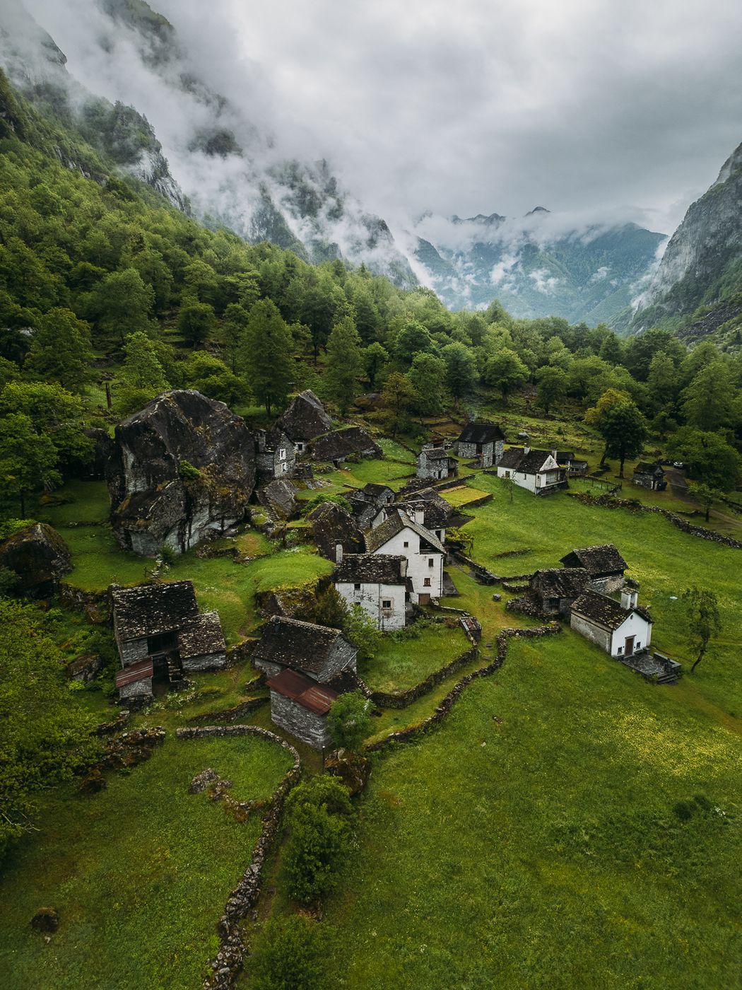 Sabbione village, Switzerland