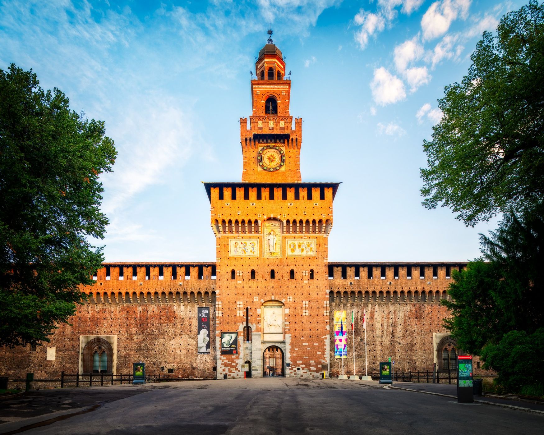 Sforza Castle / Torre del Filarete, Italy