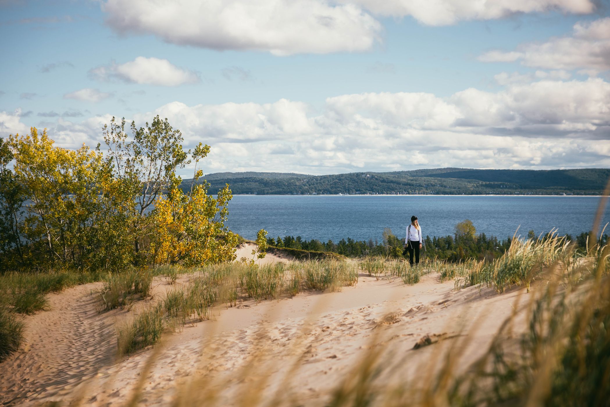 Sleeping Bear Point Trail, Lake Michigan, USA