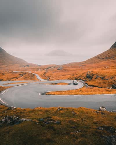 Snake road, Faroe Islands