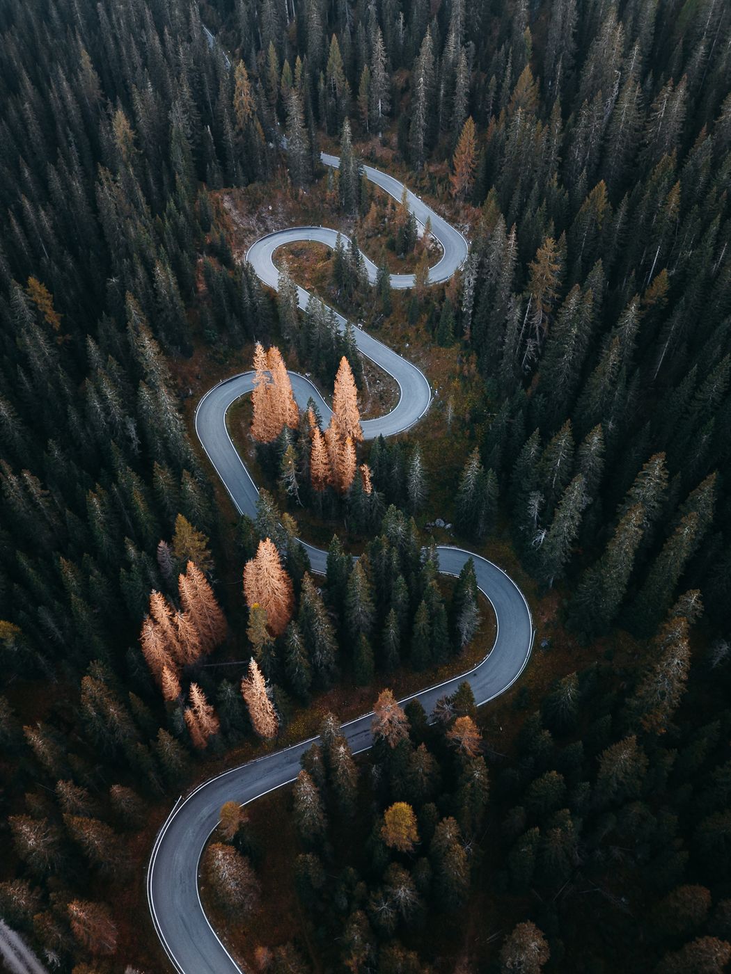 Snake road, Giau pass, Italy