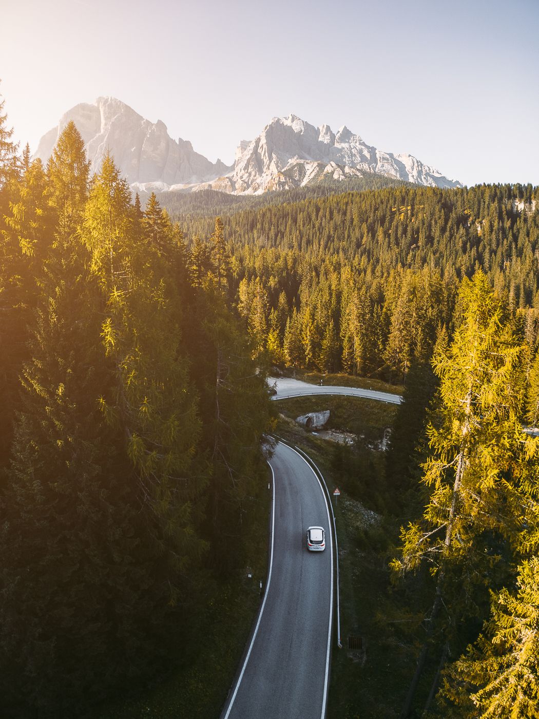SP638 Stone Bridge Aerial, Italy