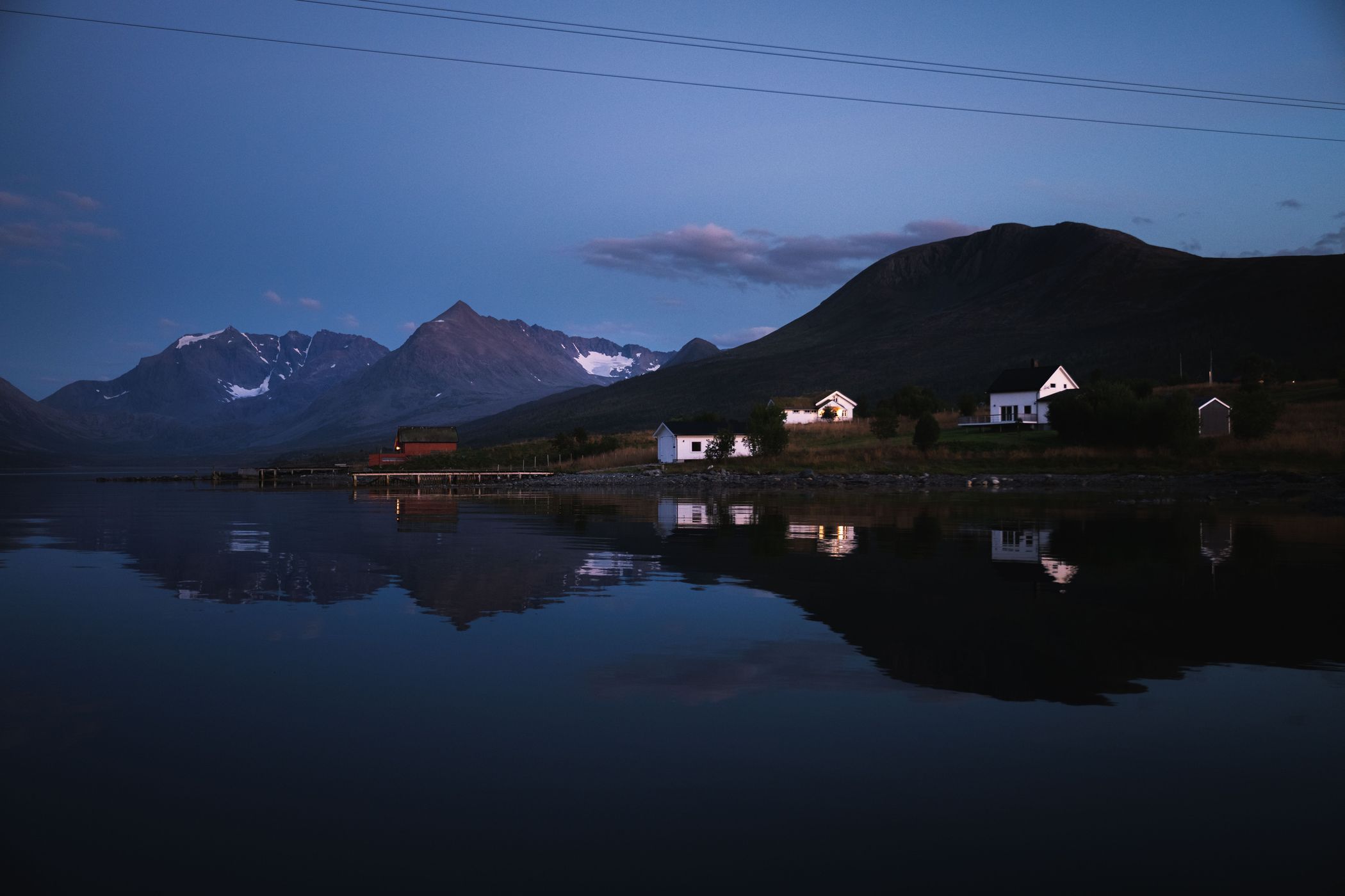 Straumen Village Fjord, Norway