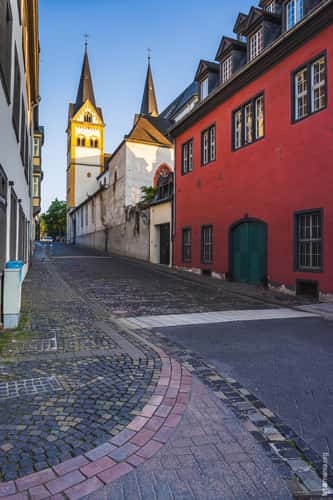 Street in the old town of Koblenz