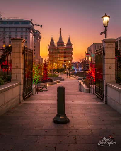 Temple Square from State Street