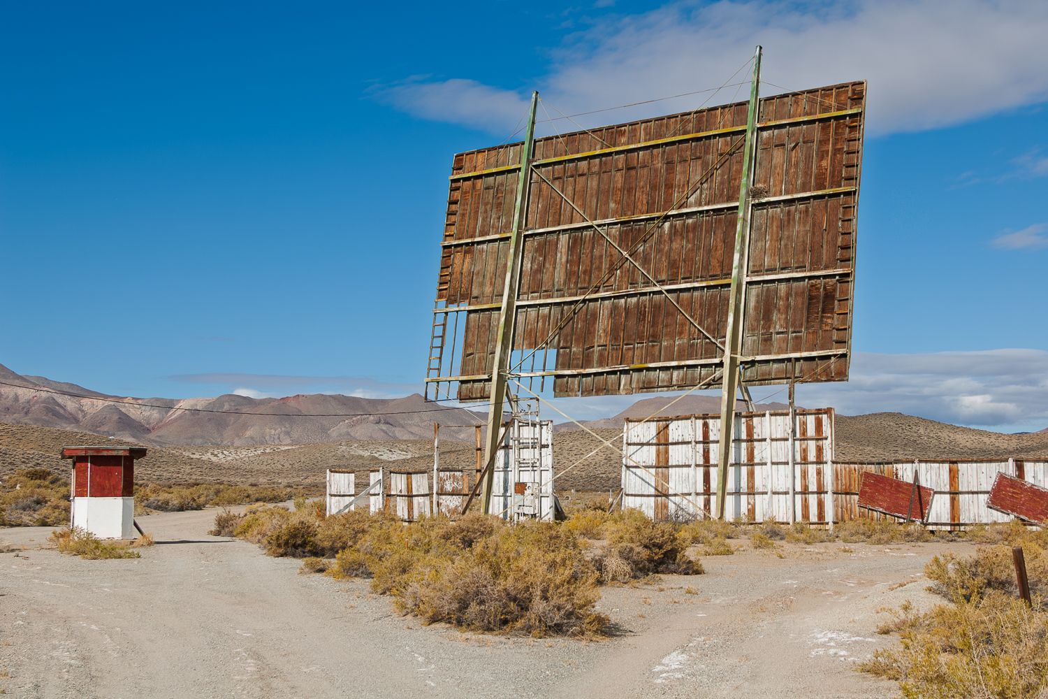 The old Sage Crest Drive-In Yerington, USA