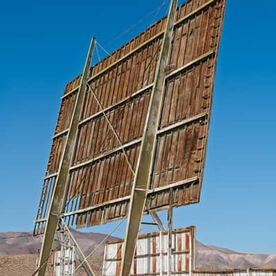The old Sage Crest Drive-In Yerington, USA
