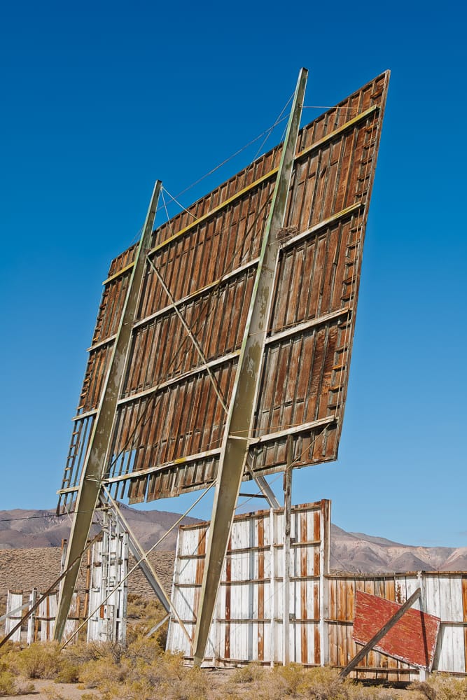 The old Sage Crest Drive-In Yerington, USA