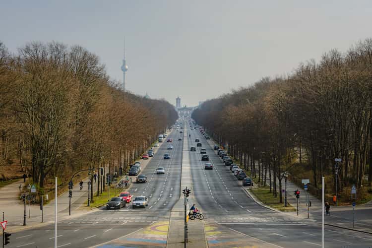 View from the Siegessäule, Berlin