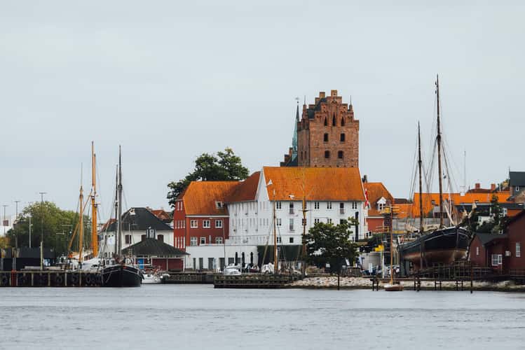 View of Gammelhavn, Middelfart, Denmark