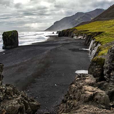 View on Stapavík, Iceland