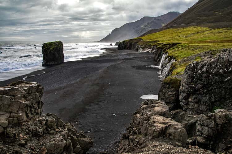 View on Stapavík