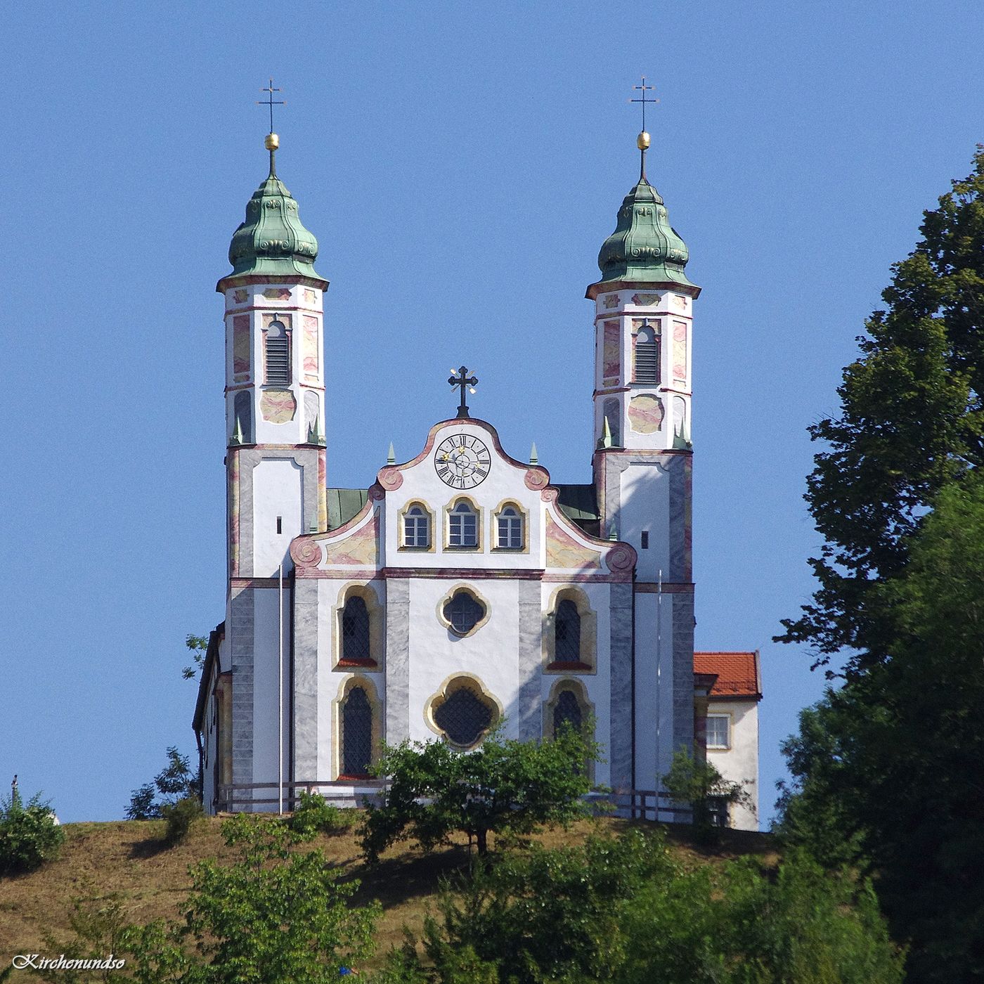 View to Kalvarienberg, Germany
