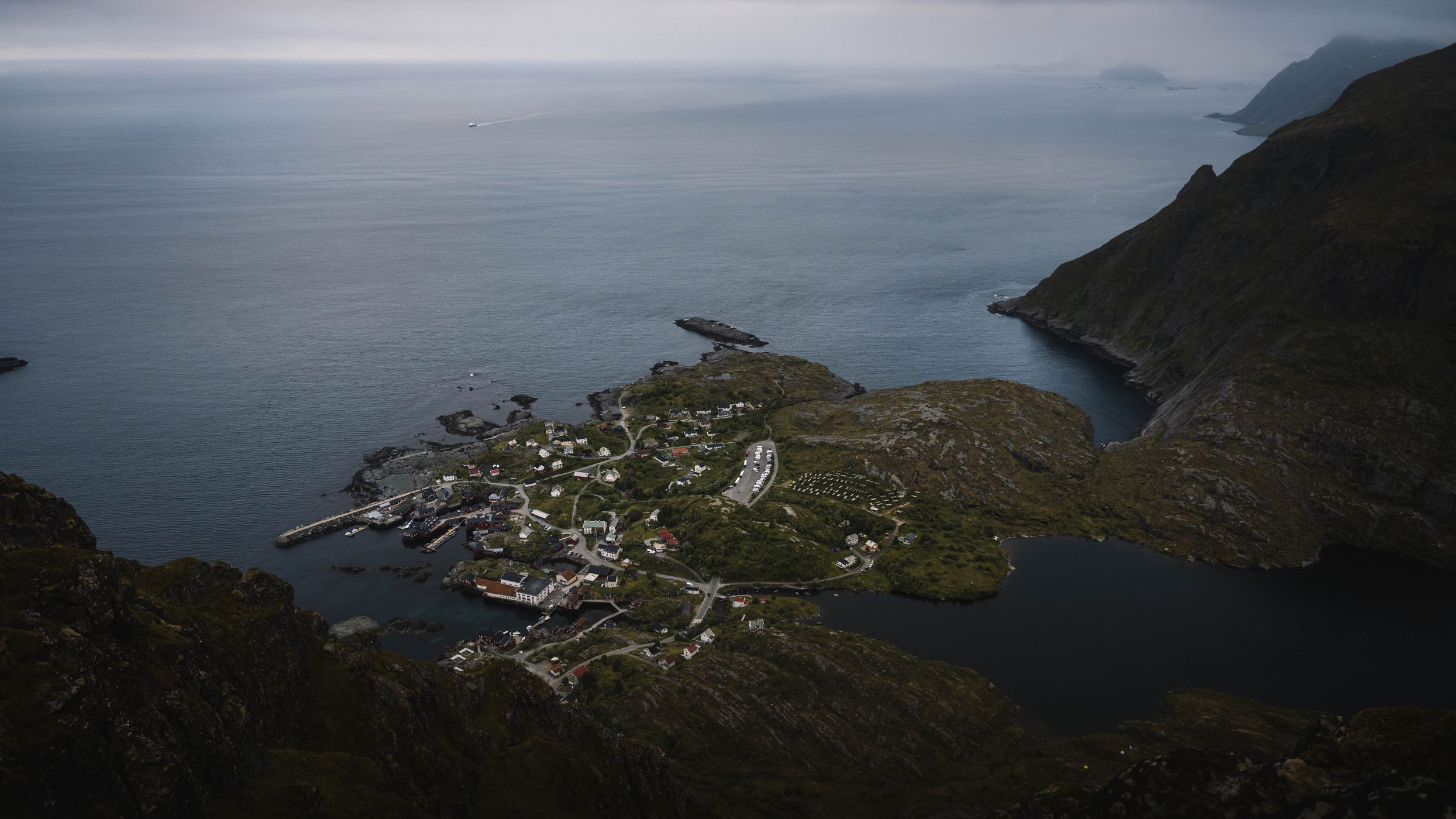View towards Å, Norway