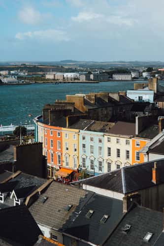 Waterfront in Cobh, Ireland