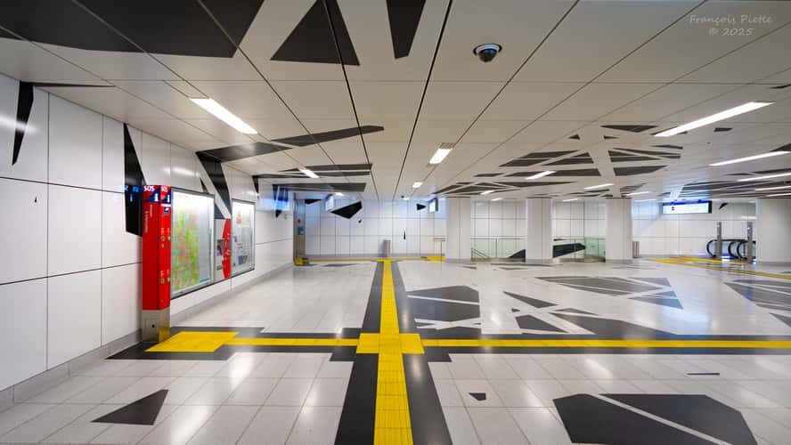 Wehrhahnlinie - U-Bahn-Station Pempelforter Straße, Düsseldorf