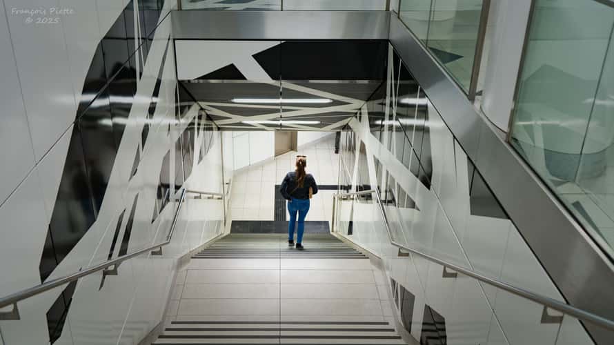 Wehrhahnlinie - U-Bahn-Station Pempelforter Straße, Düsseldorf