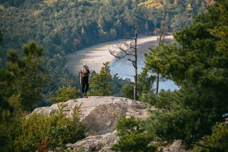 WNW Sugarloaf Summit, 4-Peaks Loop, Michigan