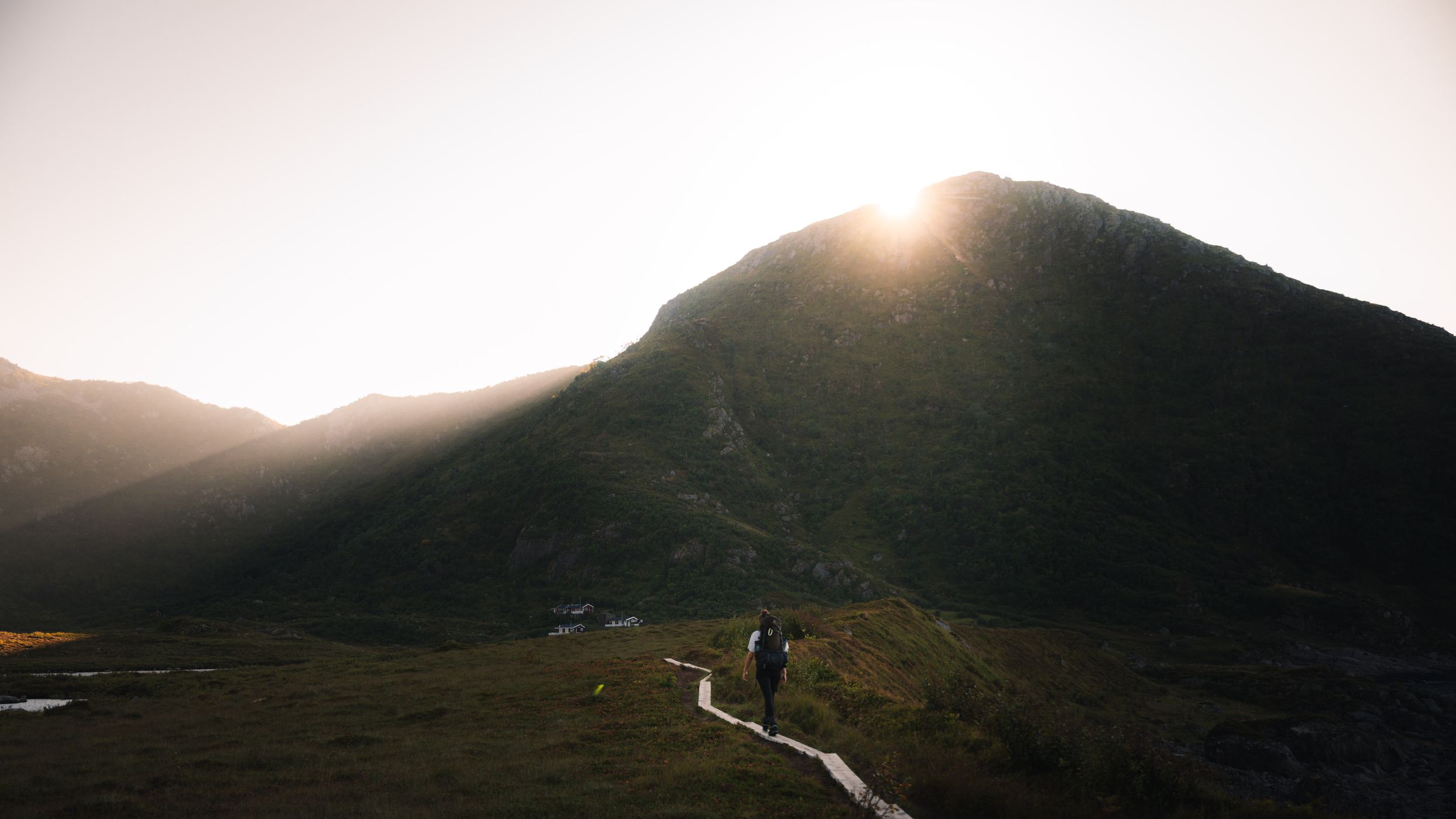 Wooden Path at Dronningruta, Norway