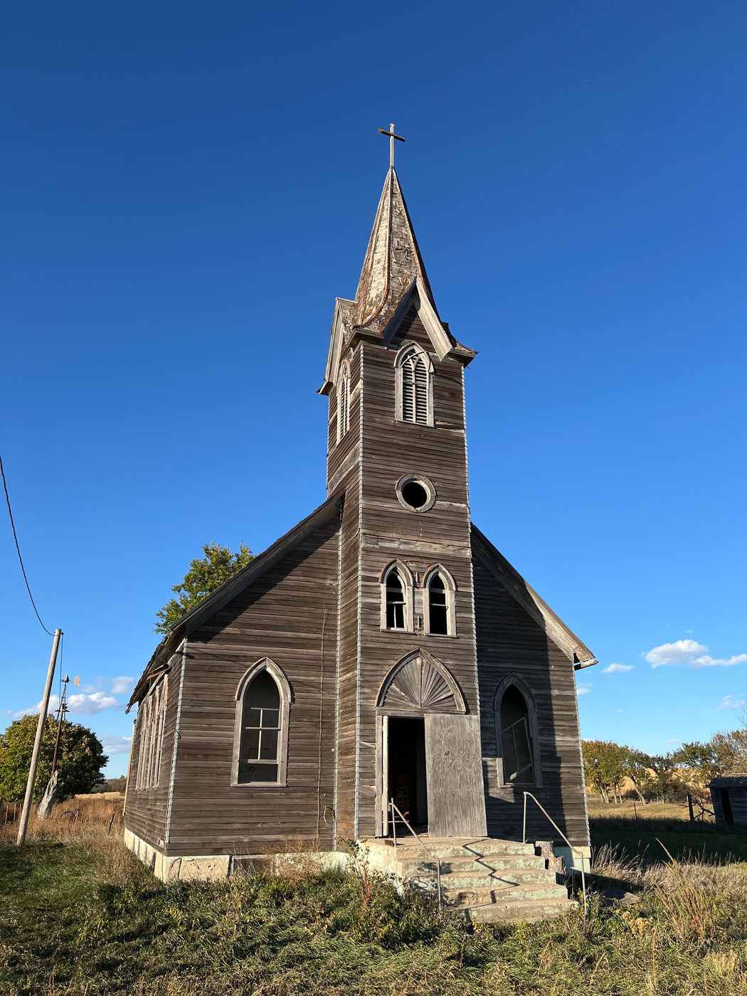 Abandoned Wooden Church - N, USA