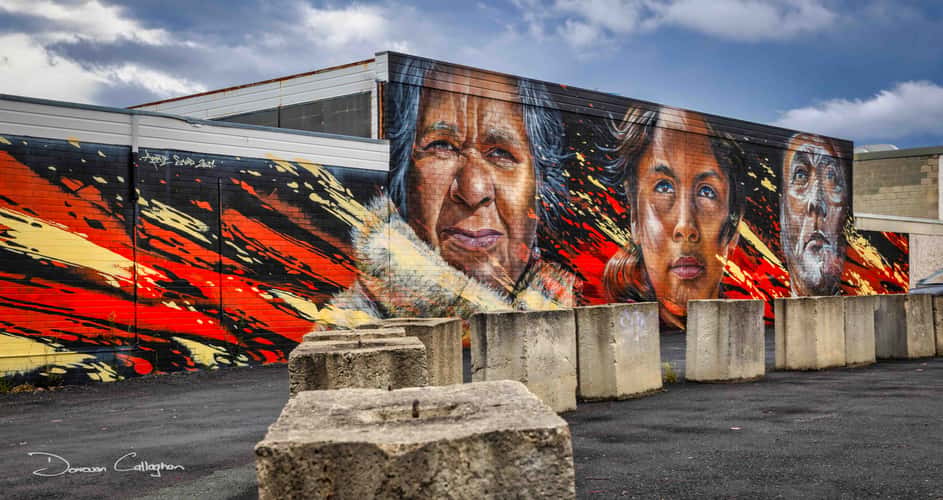Aboriginal Leadership Celebratory Mural in Batemans Bay