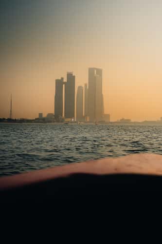 Abu Dhabi Skyline from the water
