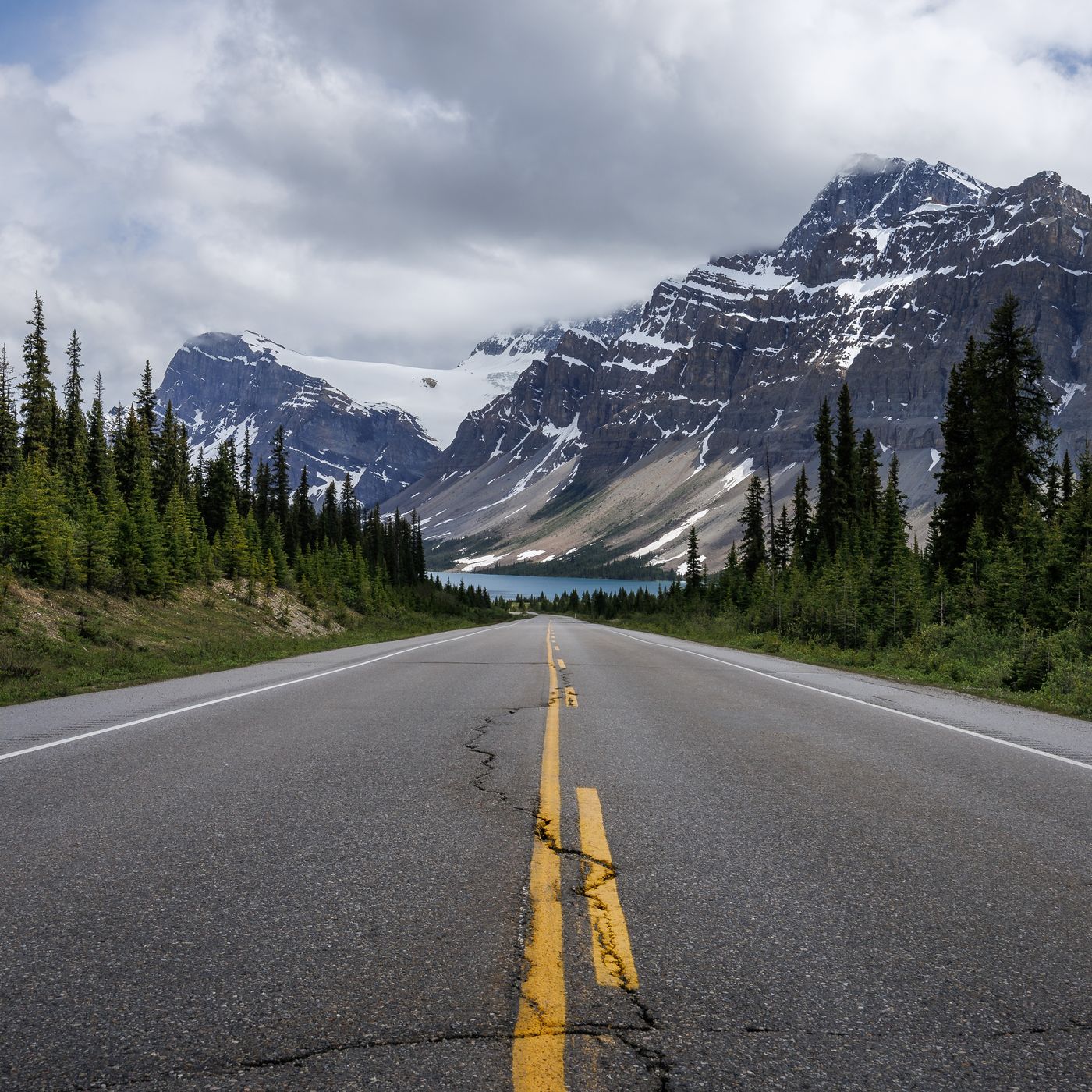 Approach to Bow Lake, Canada