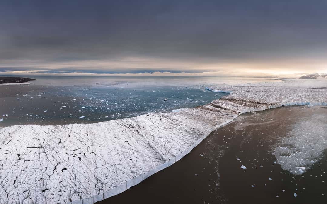 Get the exact geo-position for this spot: Negribreen Bay