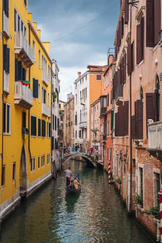 Back Canal in Venice