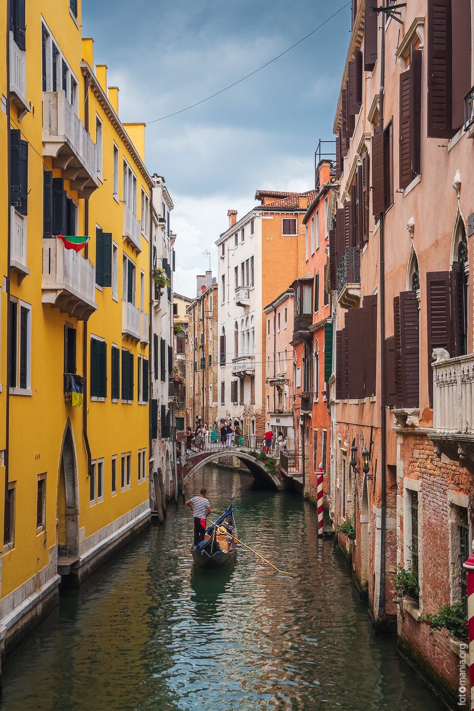 Back Canal in Venice, Italy
