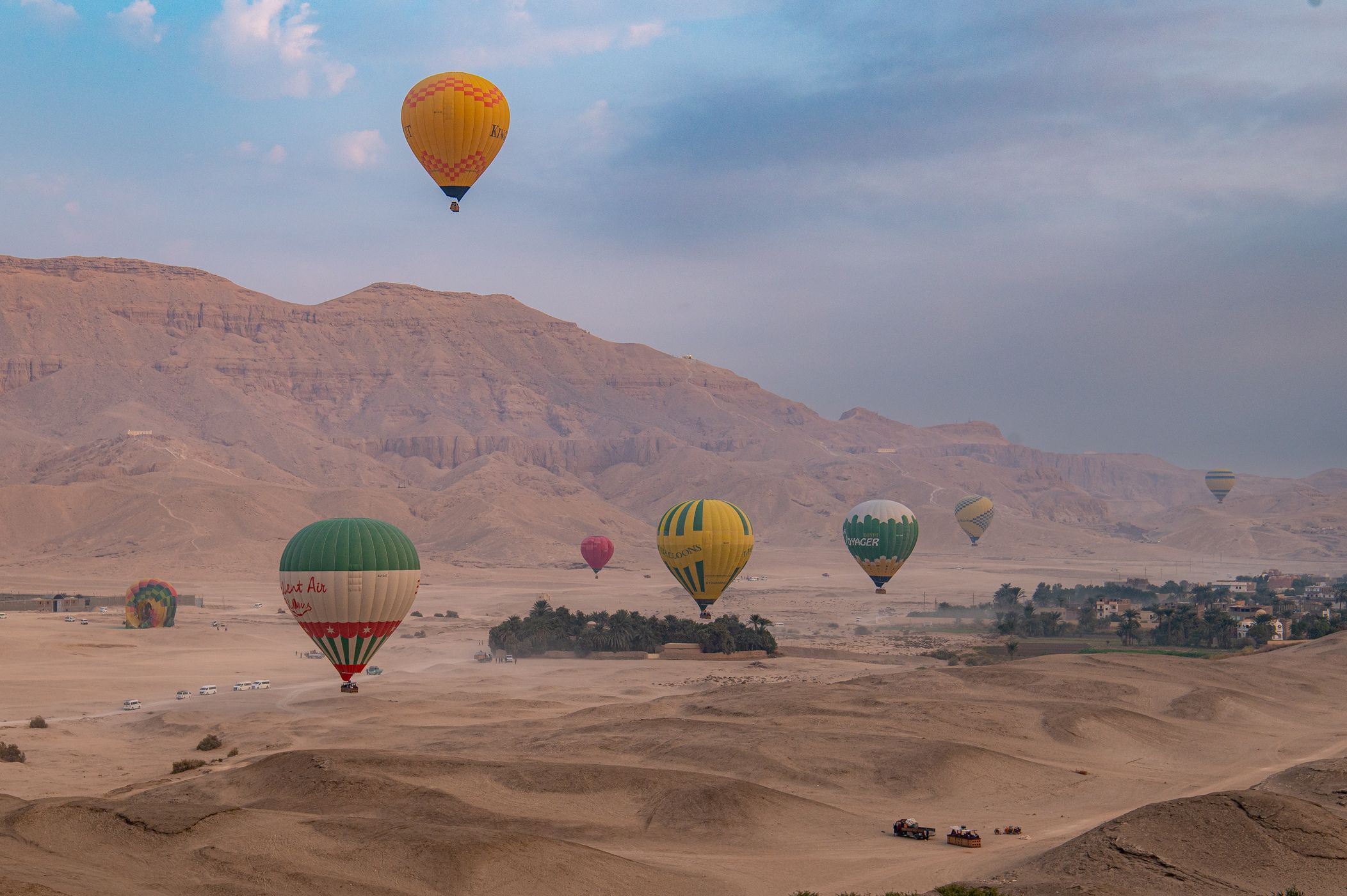 Ballon over Luxor, Egypt
