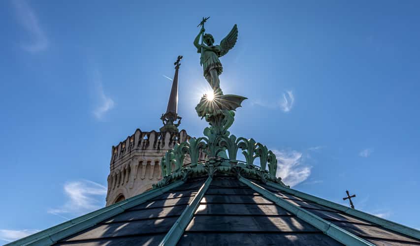 Basilica of Notre Dame of Fourviere.