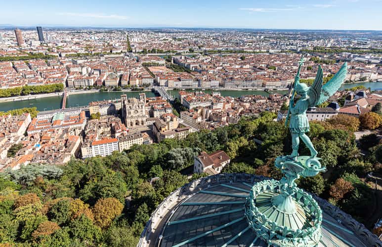 Basilica of Notre Dame of Fourviere.