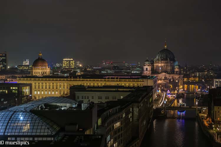 Berlin Skyline from Fischerinsel Skyscraper