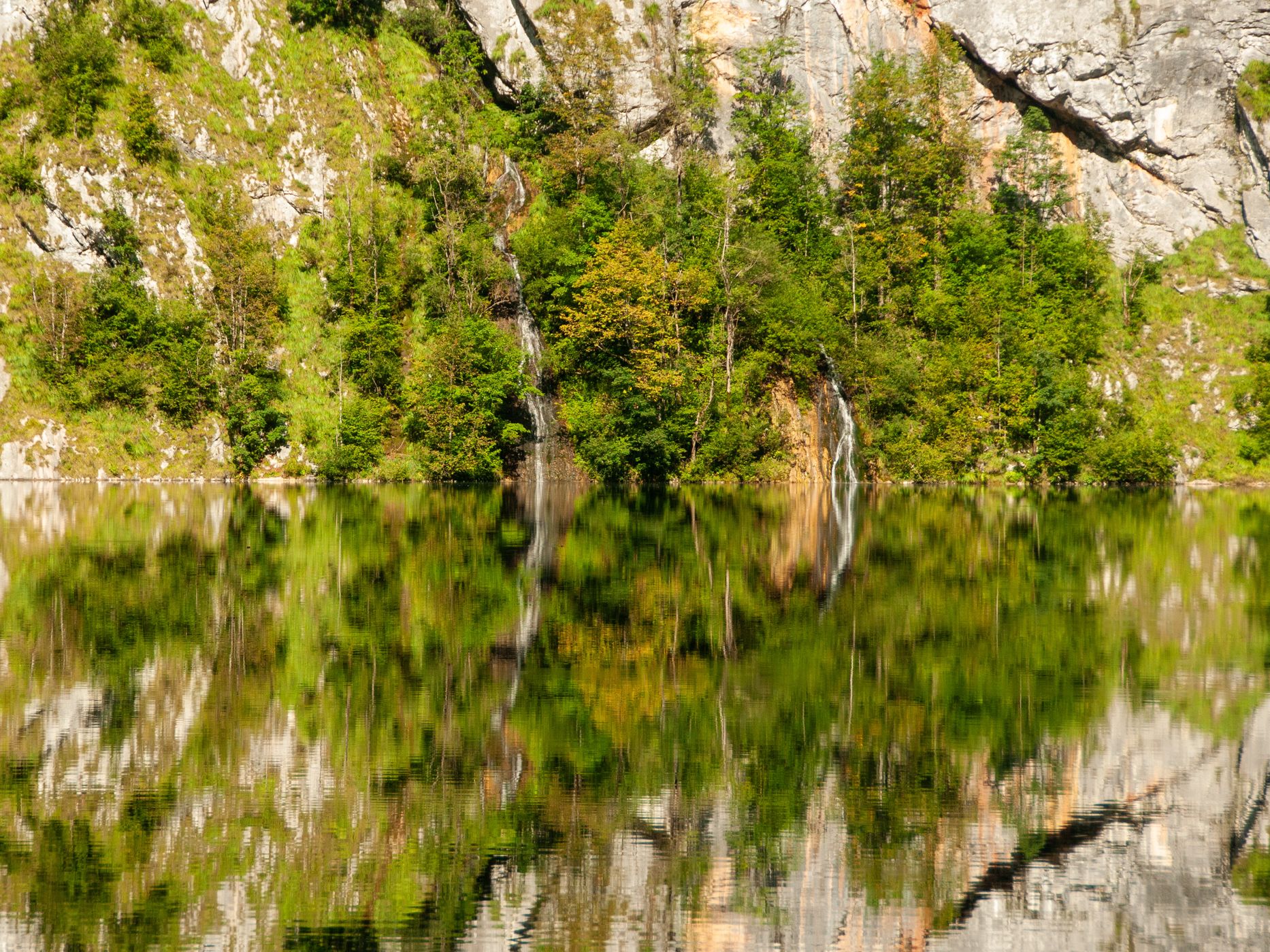 Boathouse at Lake Obersee, Bavaria, Germany