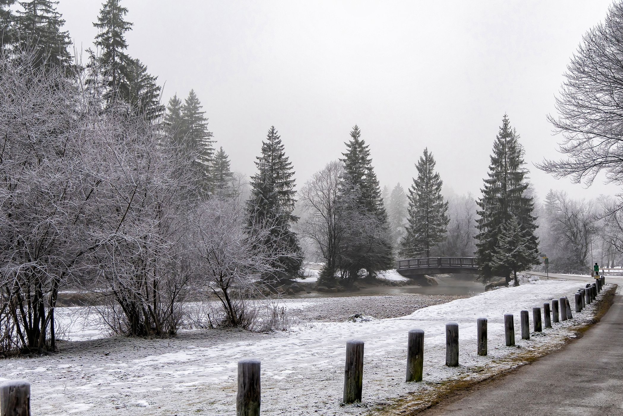 Bridge near Klammsee, Austria