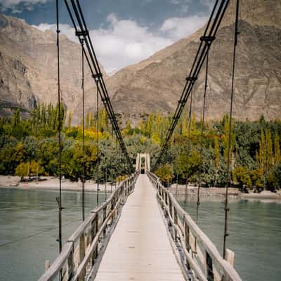 Bridge over Indus River, Pakistan