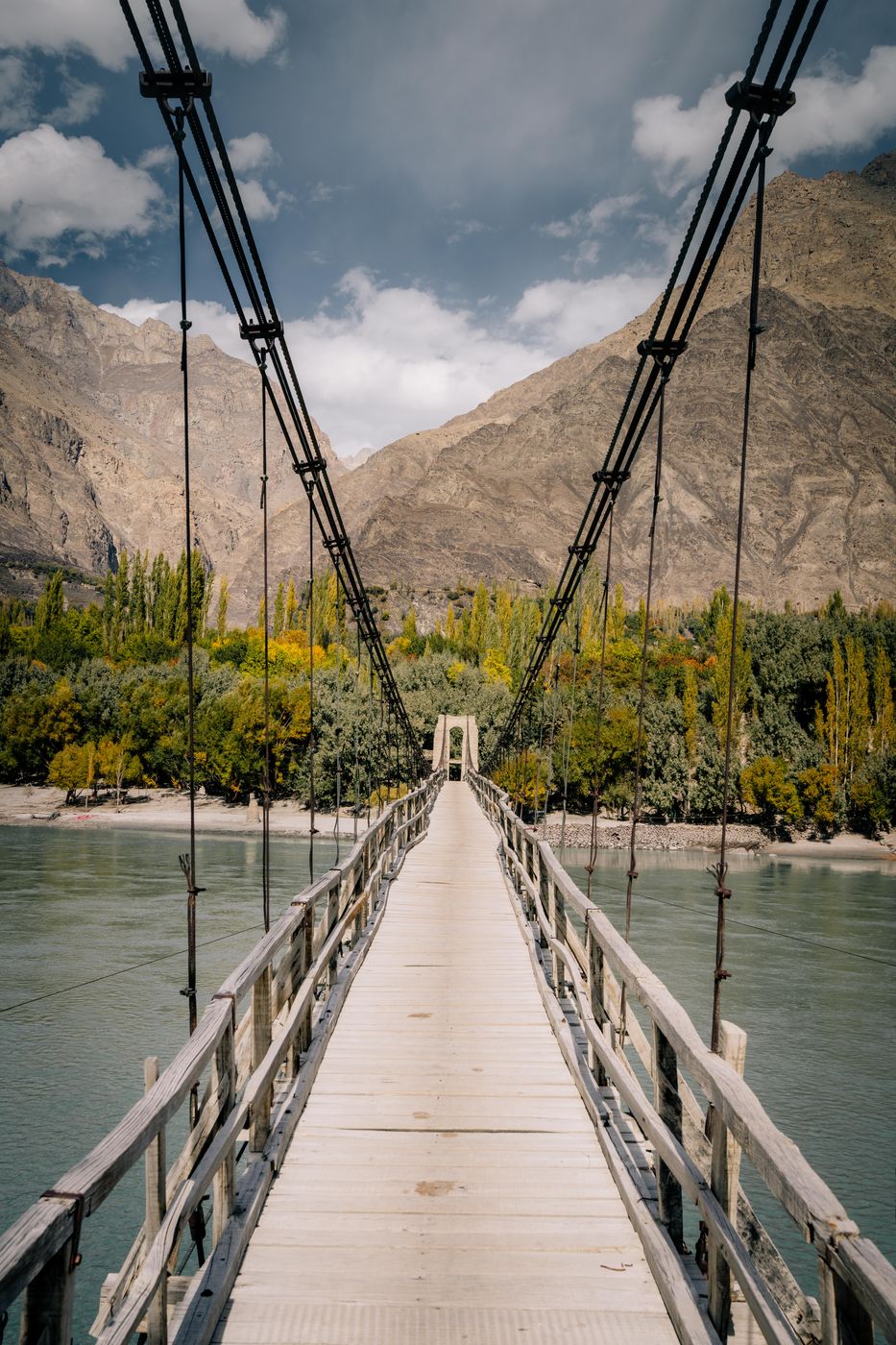 Bridge over Indus River, Pakistan