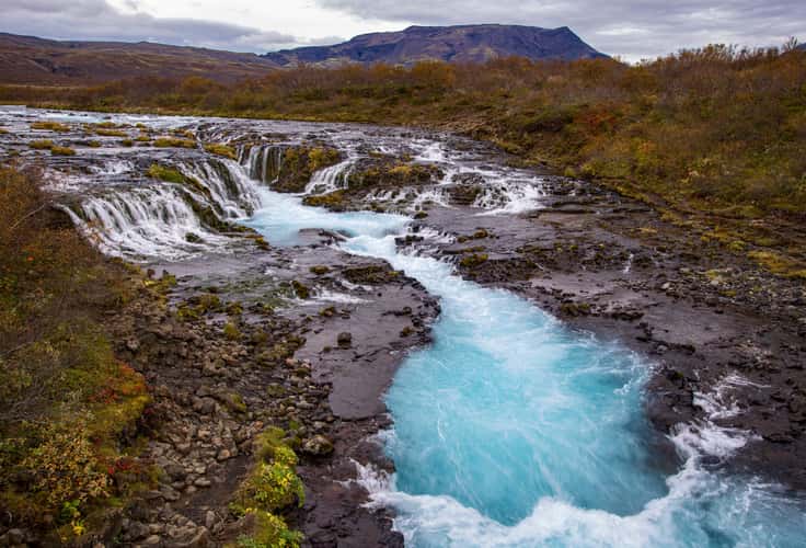 Bruarfoss Waterfall