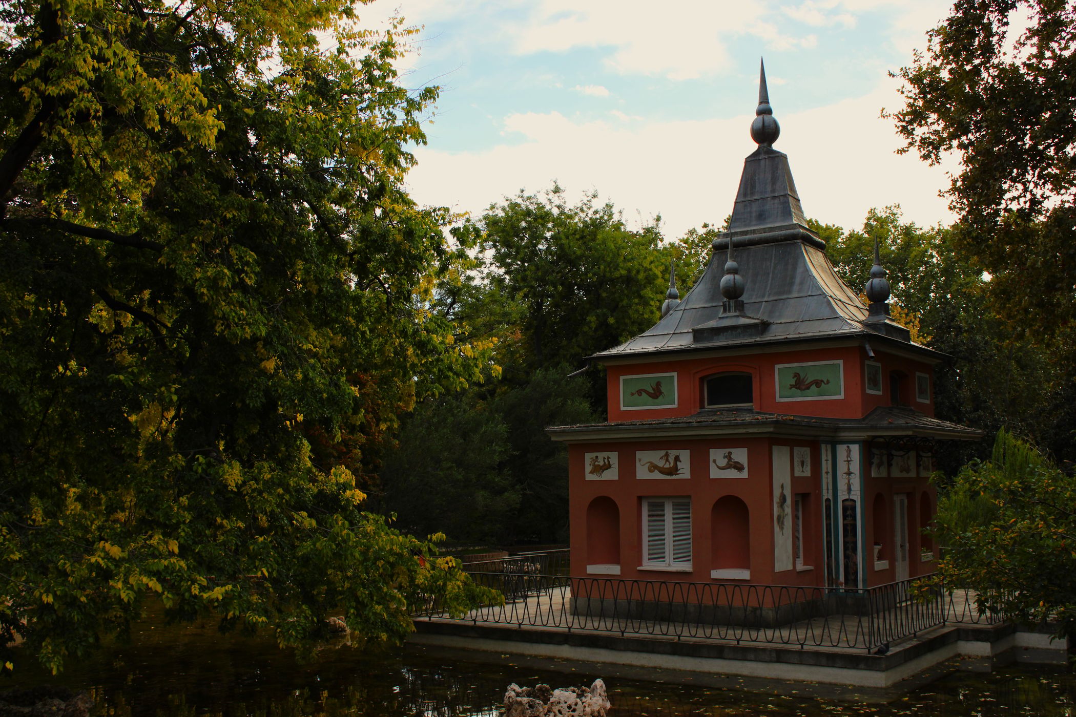 Casita del Pescador, Parque del Retiro, Madrid, Spain
