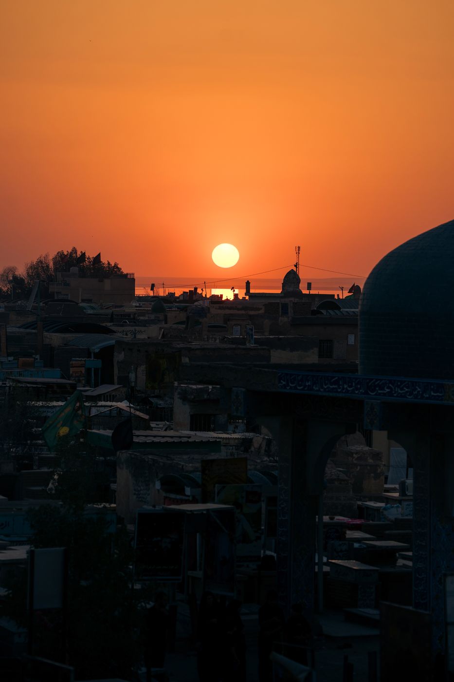 Cemetery in Nadschaf, Iraq