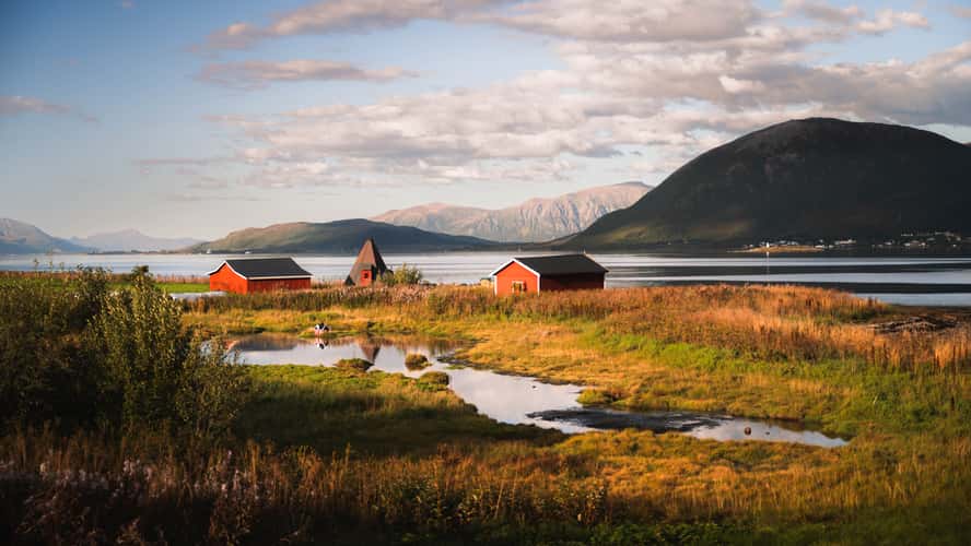Colorful houses, Anstadsjøen