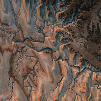 Coloured Layers of Mangystau 5, Kazakhstan