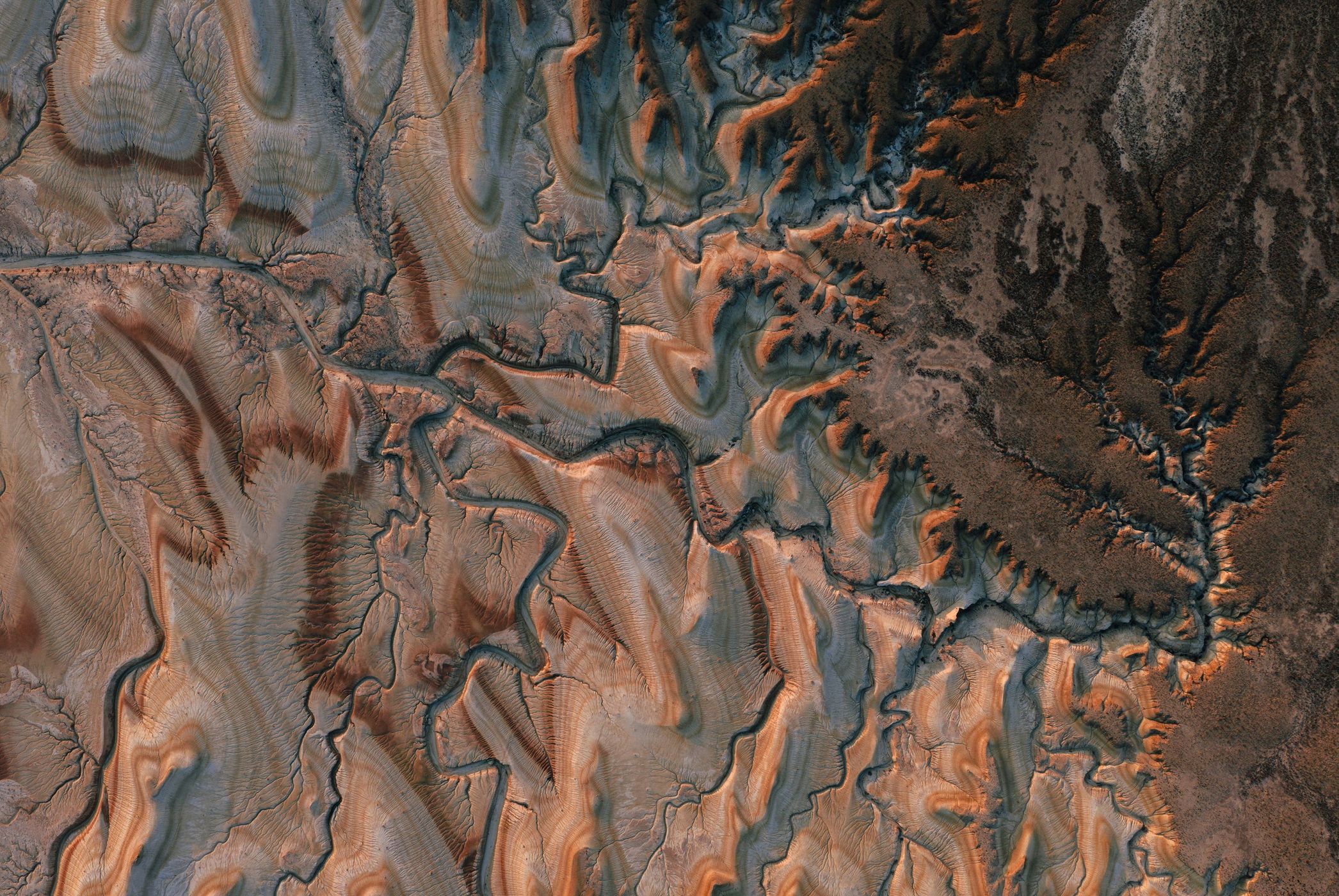 Coloured Layers of Mangystau 5, Kazakhstan